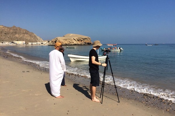 Immersion VR capturing VR travel content on location in Oman