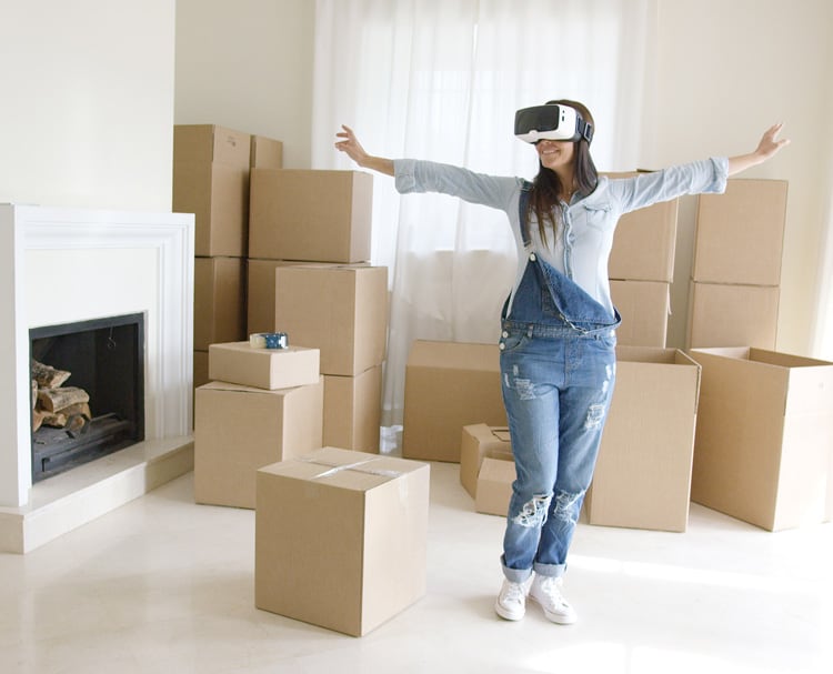 VR tours help users to imagine real estate properties